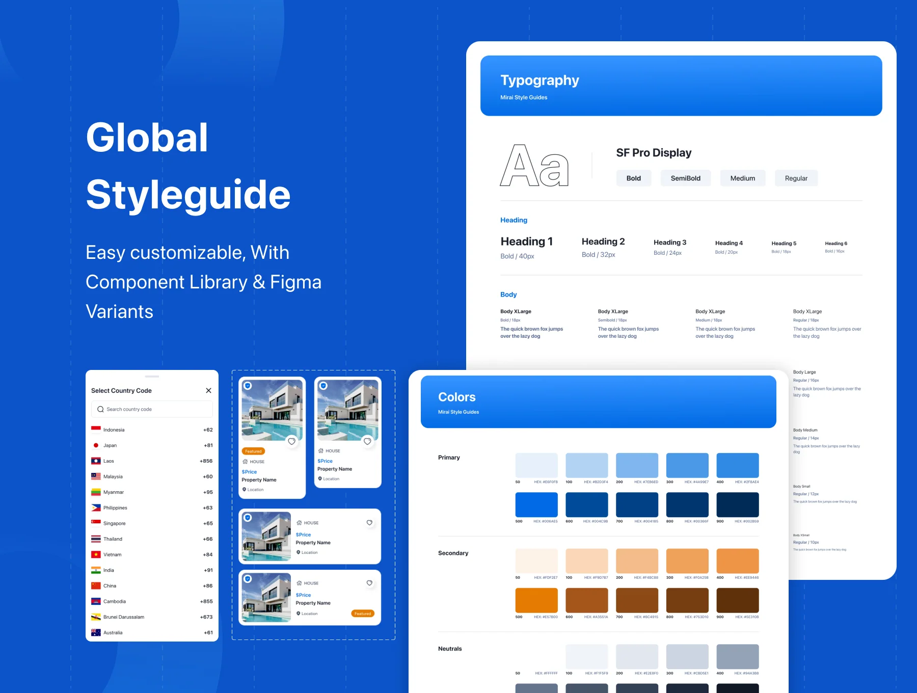 Mirai - Real Estate App UI KIT 3