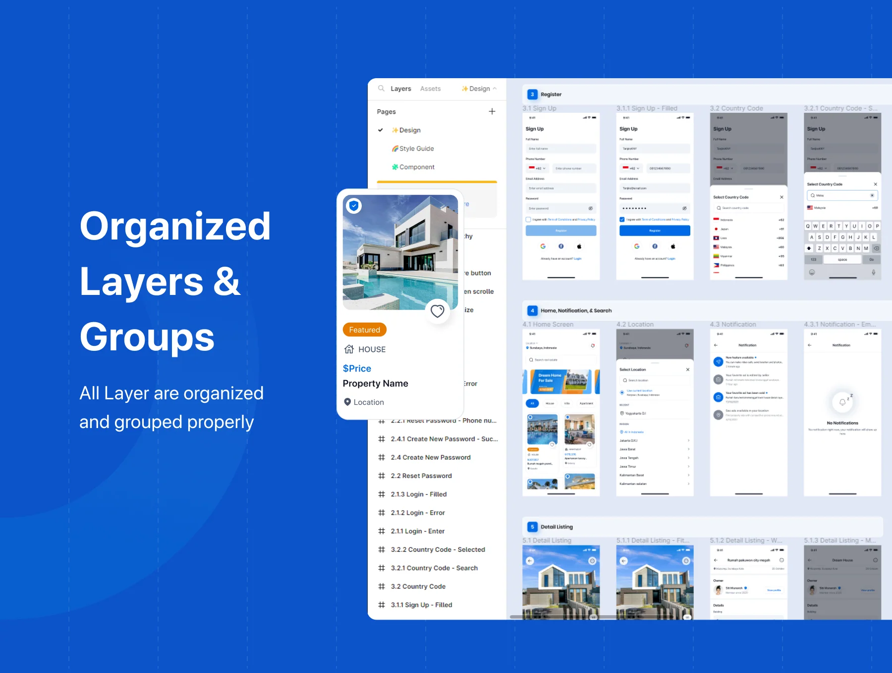 Mirai - Real Estate App UI KIT 4