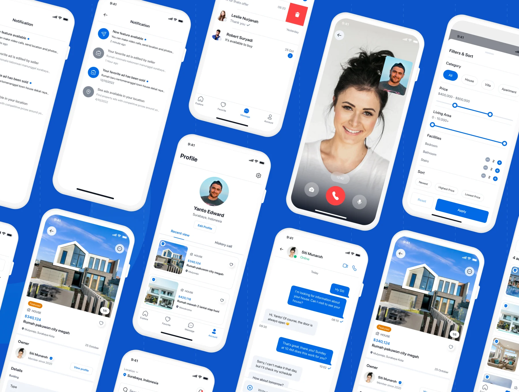 Mirai - Real Estate App UI KIT 6
