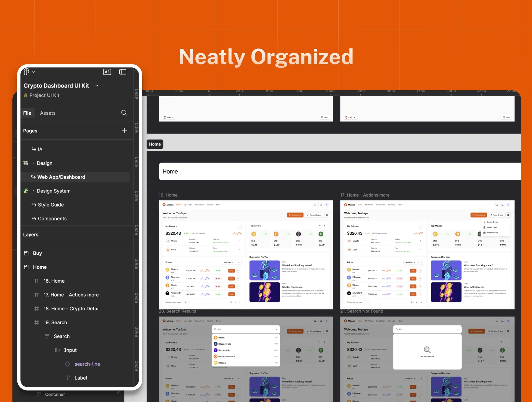 Mirana - Crypto Dashboard UI Kit 4