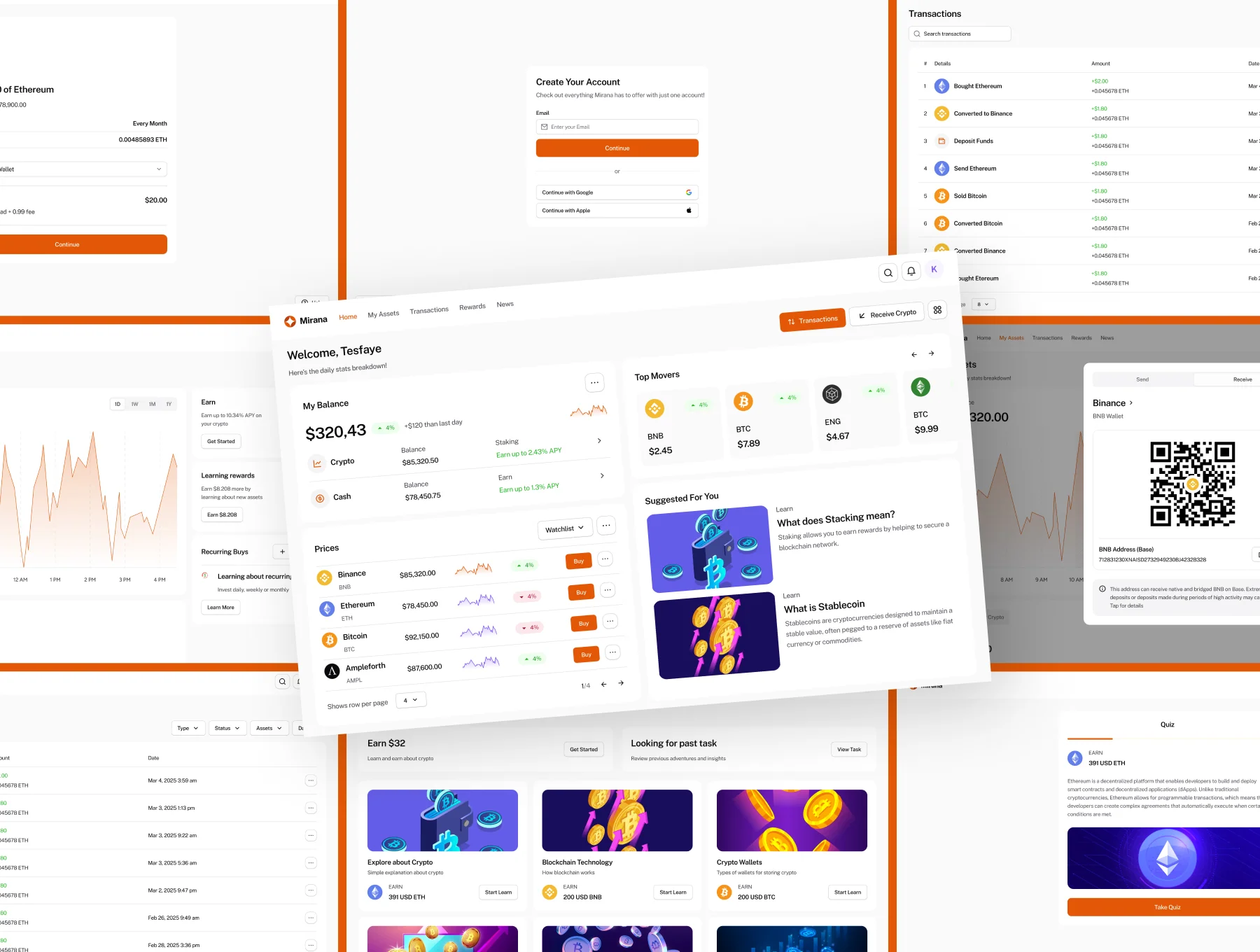 Mirana - Crypto Dashboard UI Kit 7