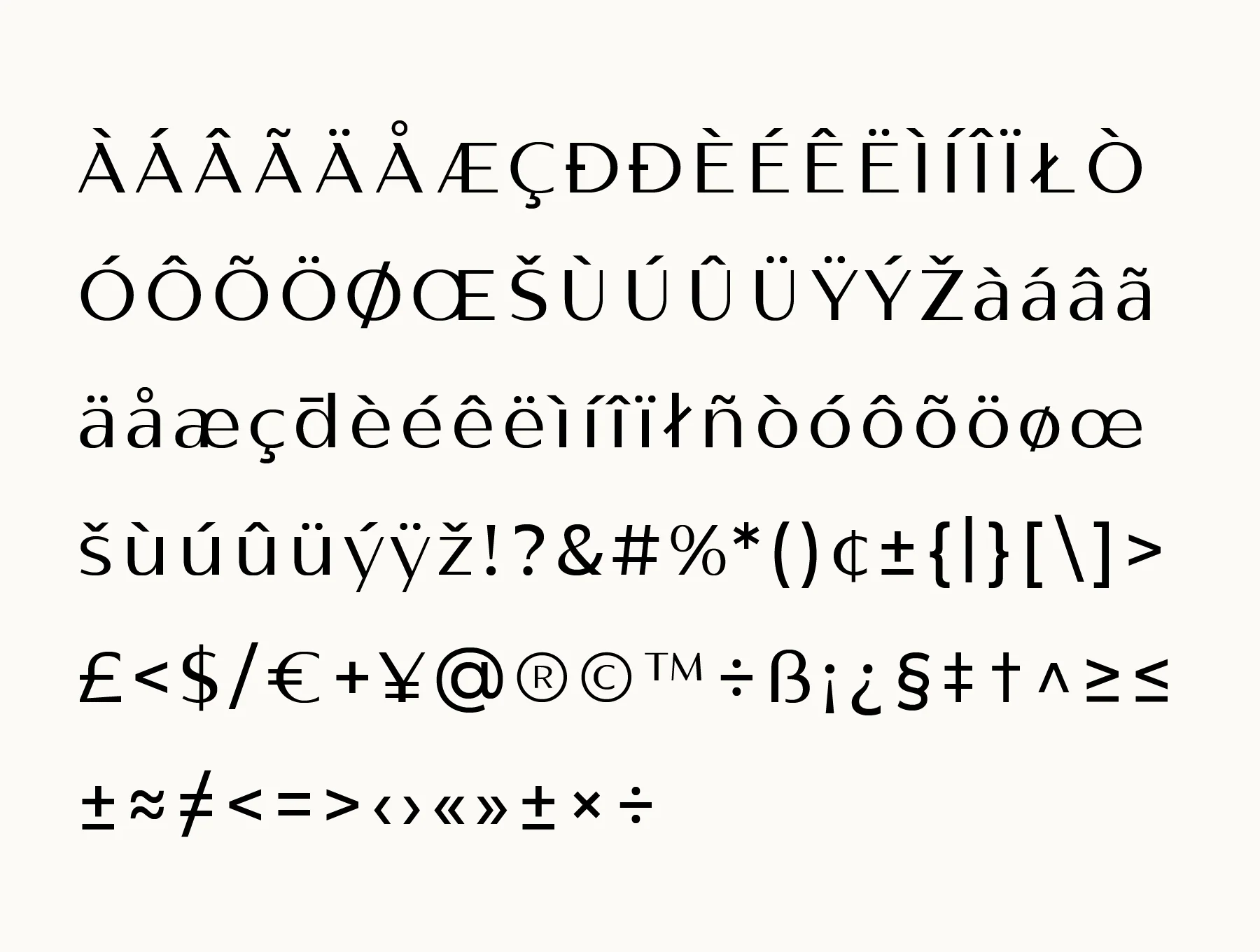Mirante Elegant Font Family 8