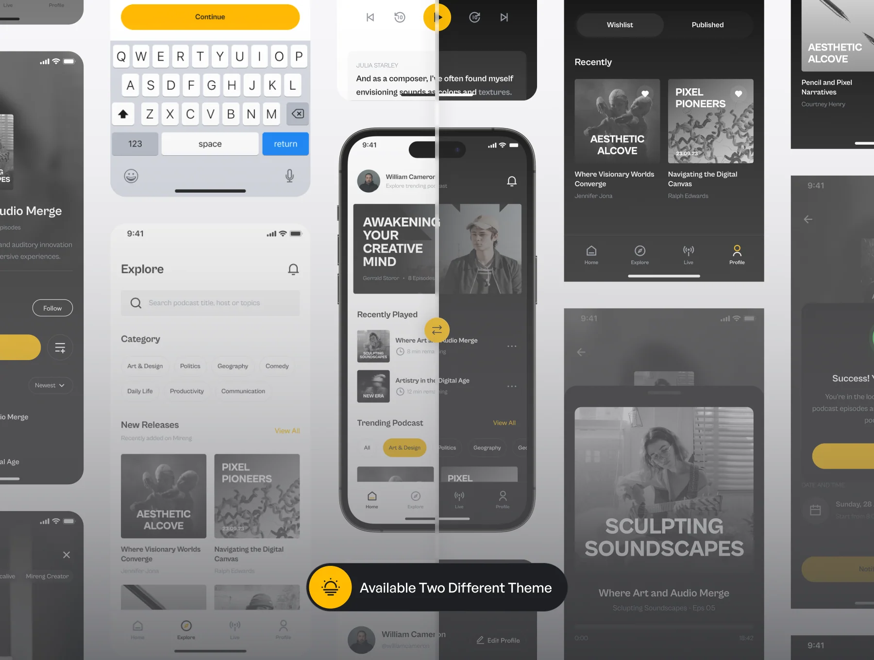Mireng - Podcast UI KIT 5