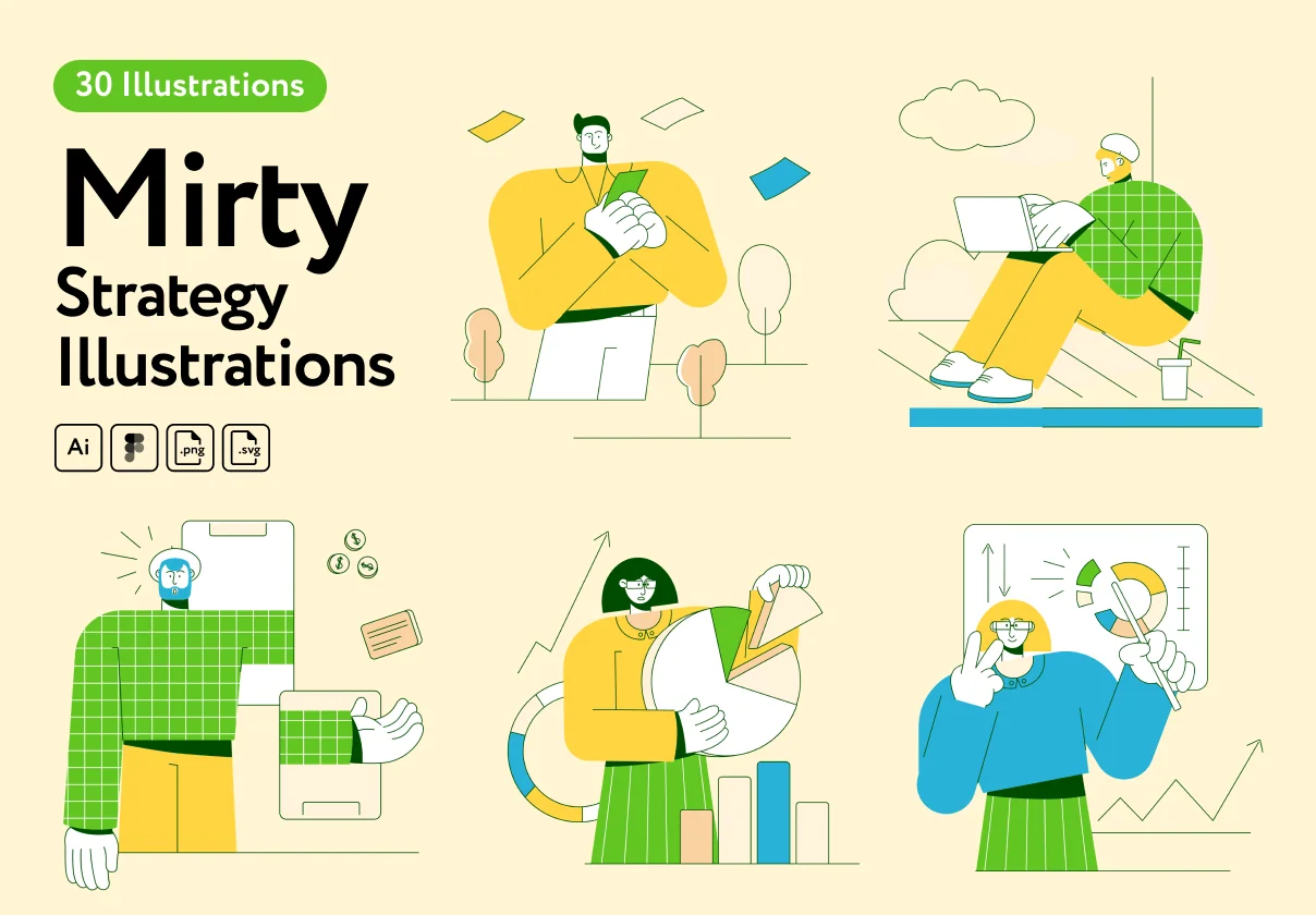 Mirty Strategy Illustration