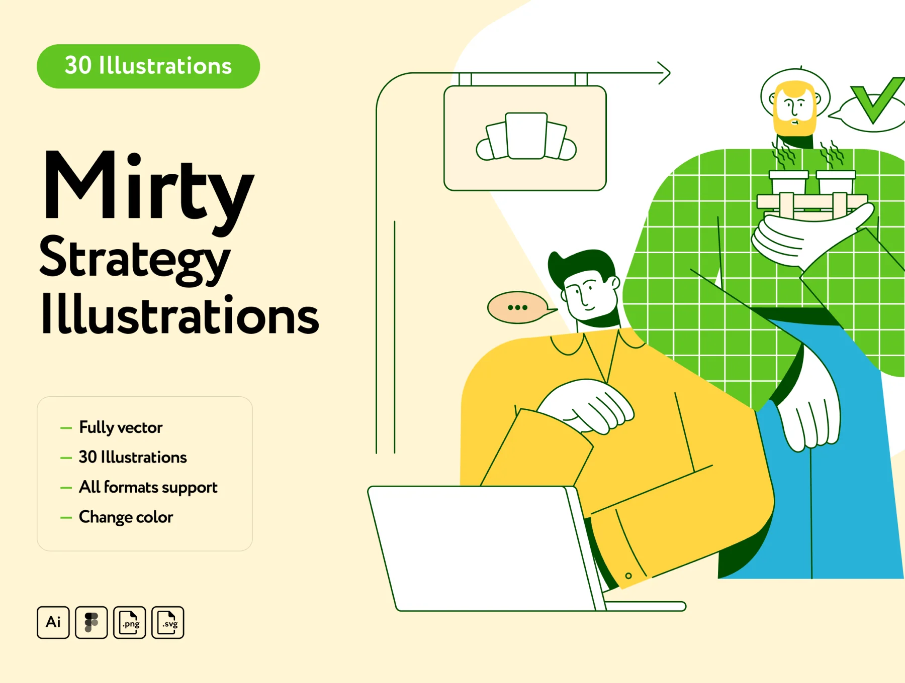 Mirty Strategy Illustration
