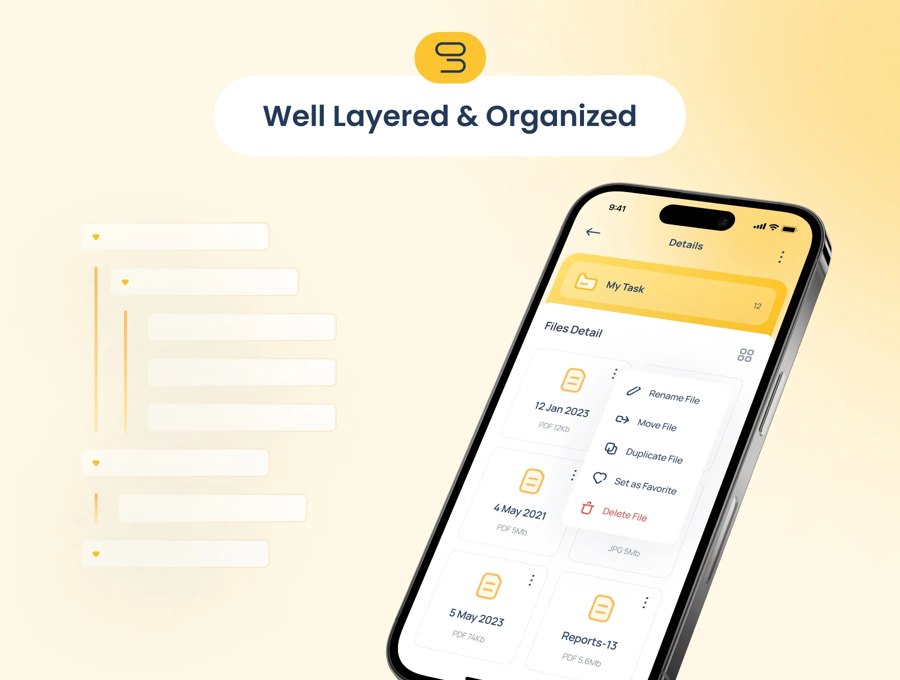 Mish - File Manager App UI Kit 3