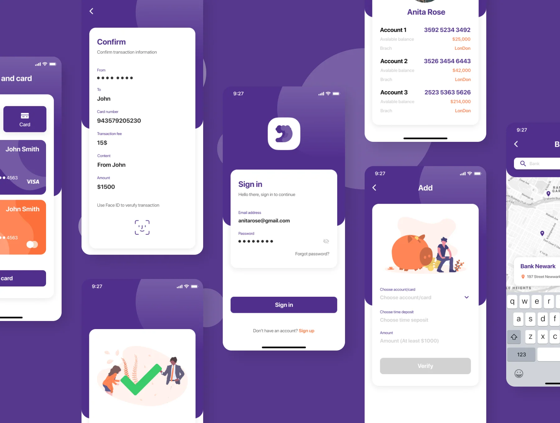 Miwal - Banking App UI Kit 6