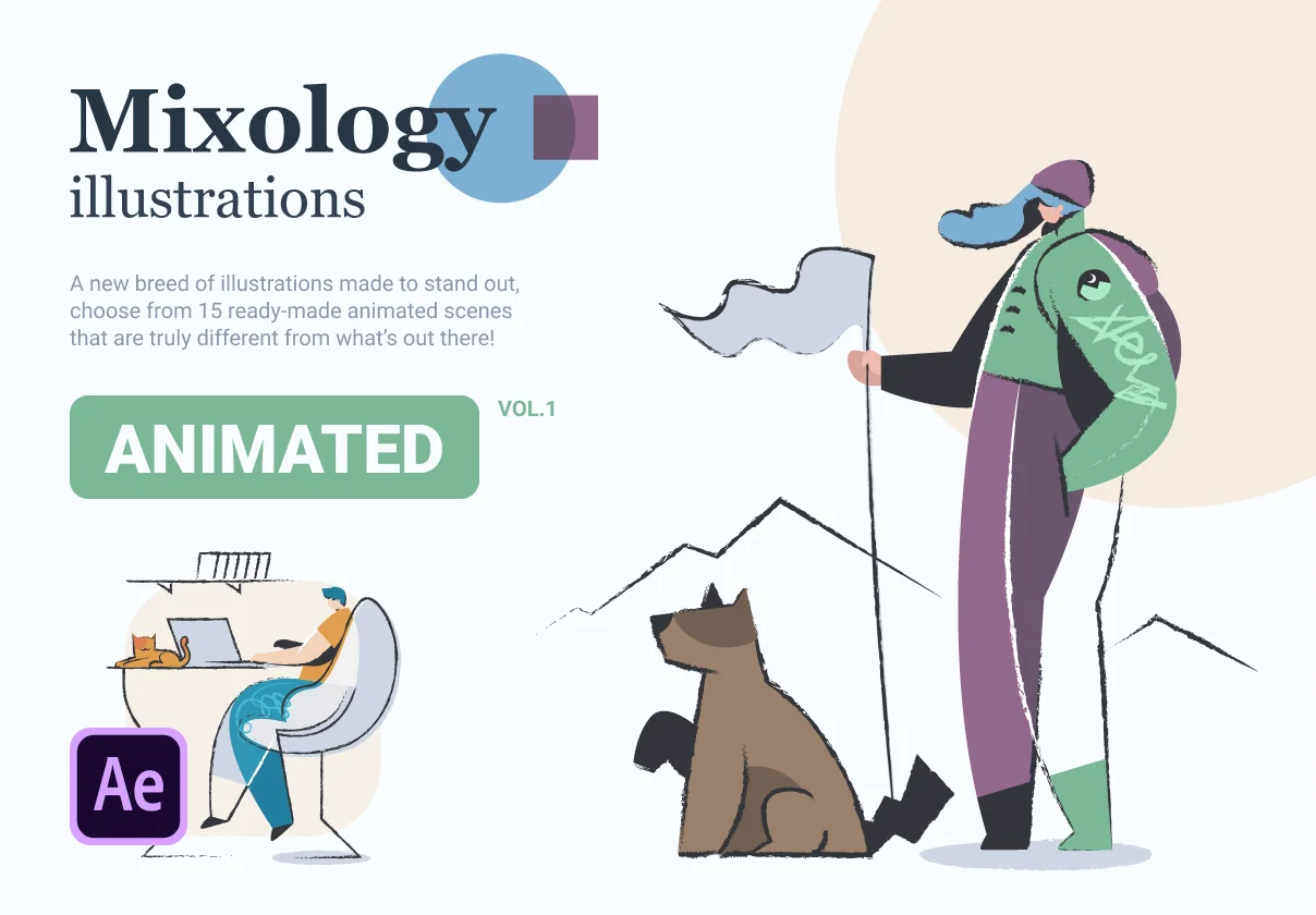 Mixology illustrations Animated Vol.1