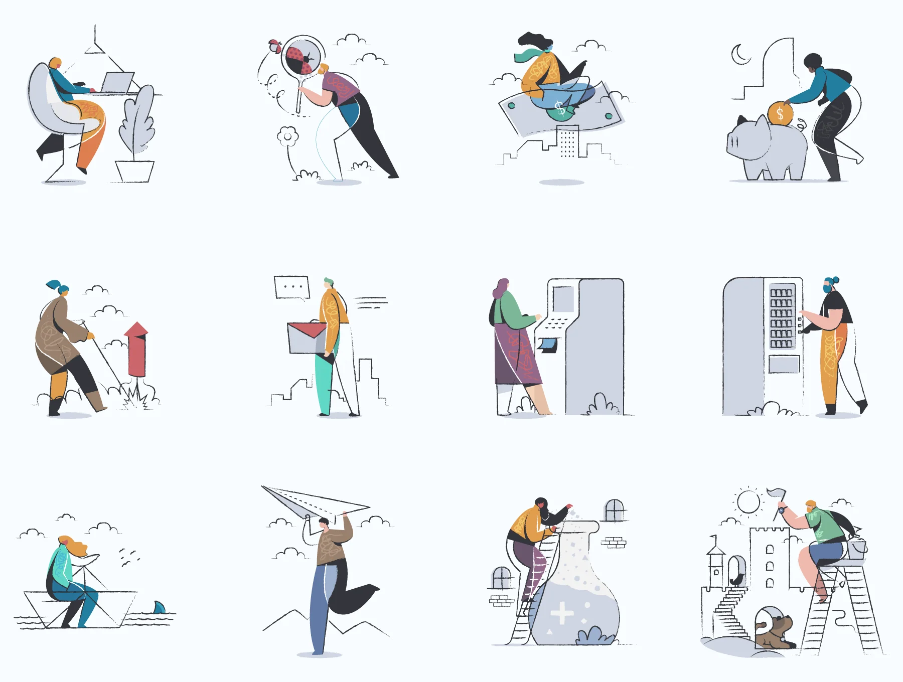 Mixology illustrations 7
