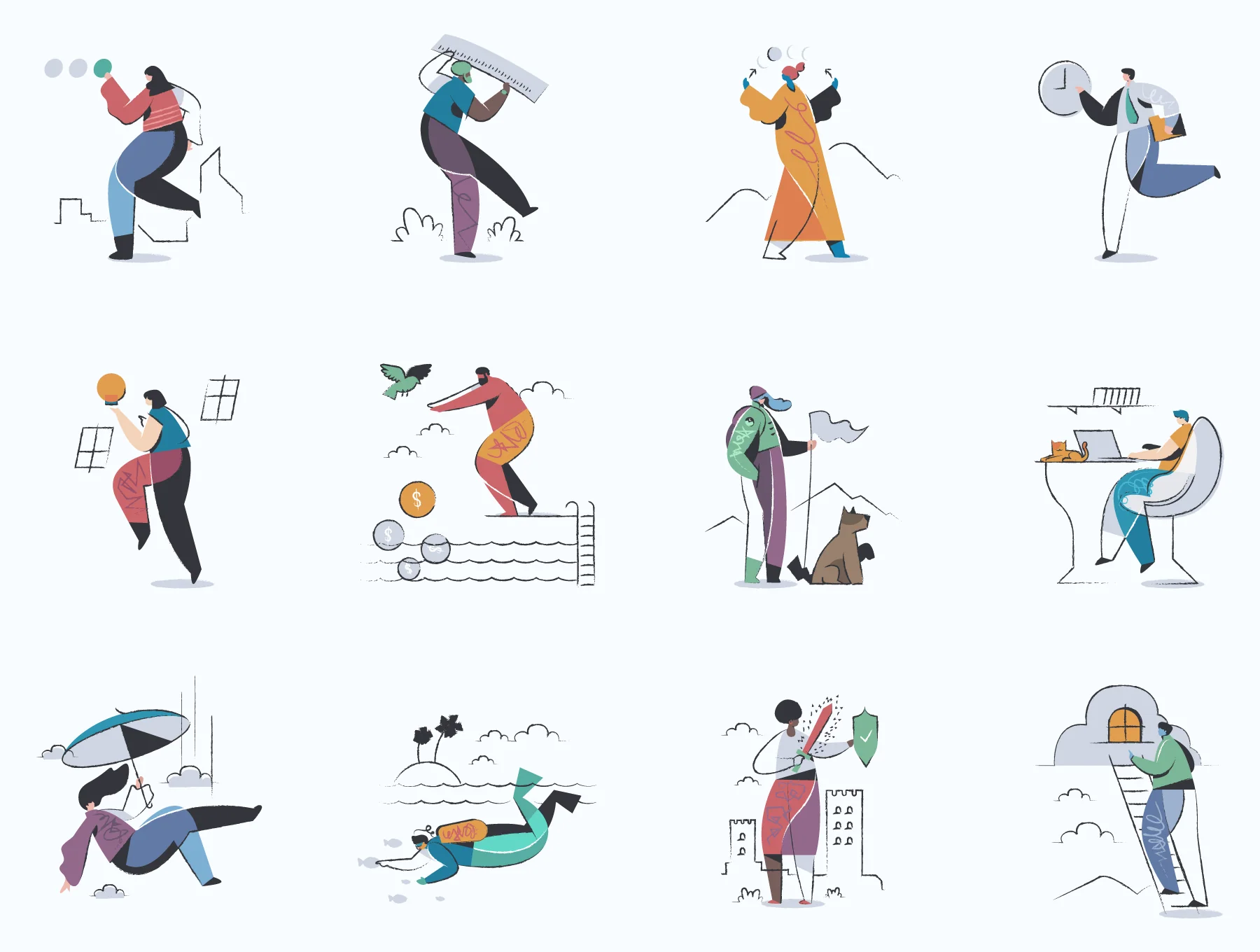 Mixology illustrations 8