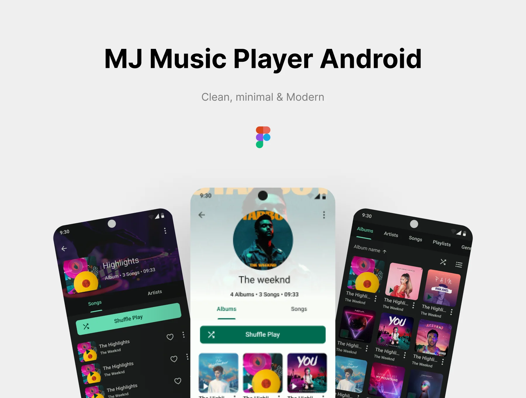MJ Music Player UI Kit 2