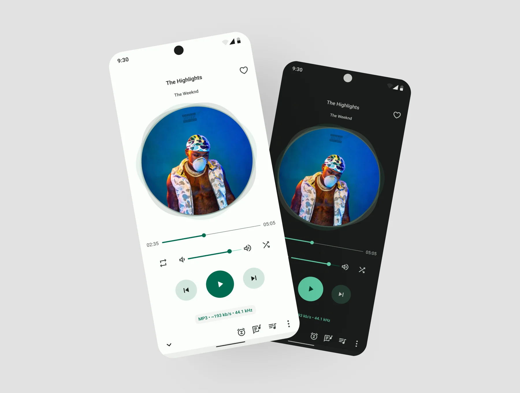 MJ Music Player UI Kit 5