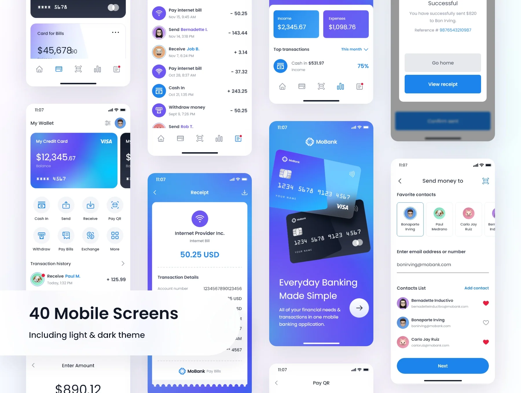 MoBank - Banking App UI Kit 4