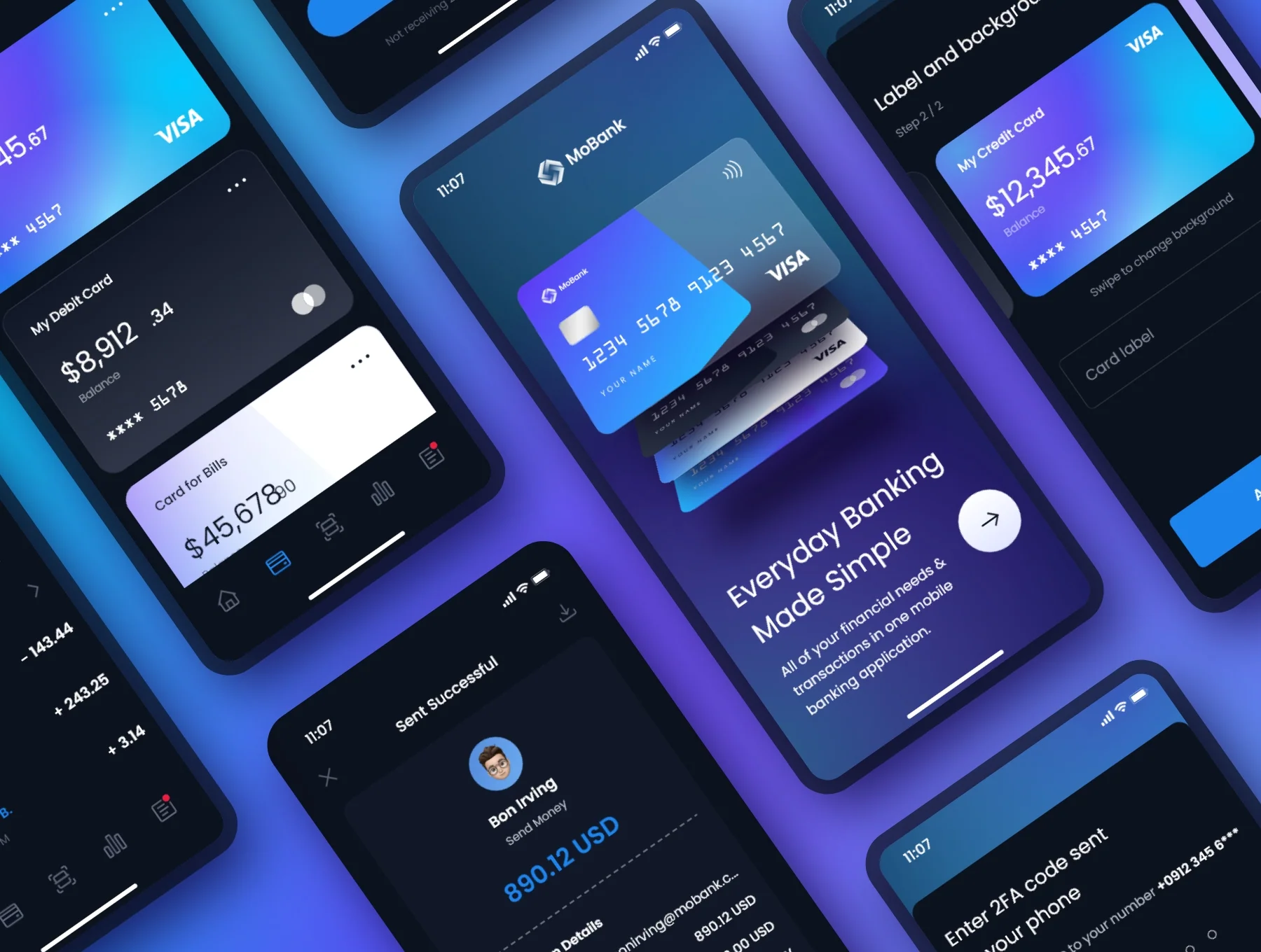 MoBank - Banking App UI Kit 6