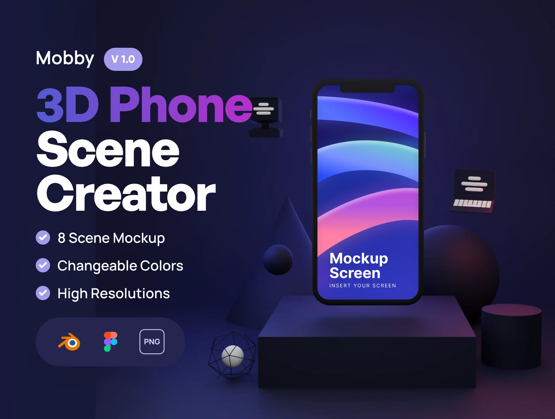 Mobby - 3D Phone Scene Creator