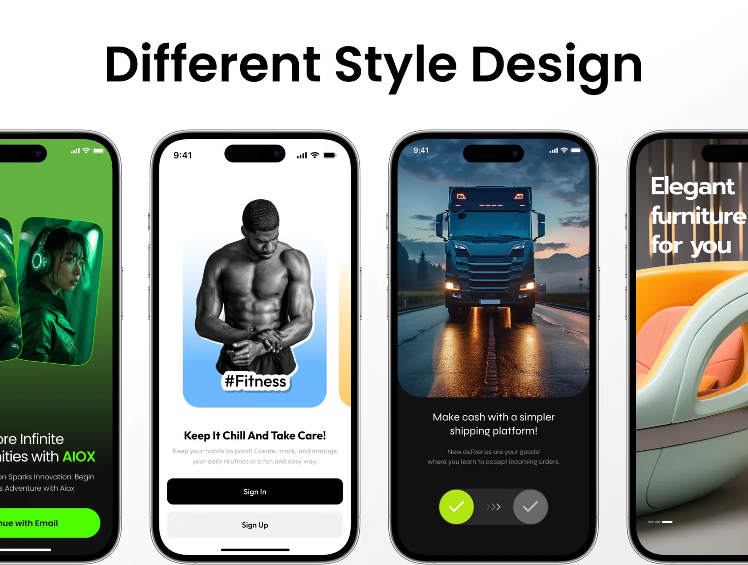 Mobile App — Onboarding Screens