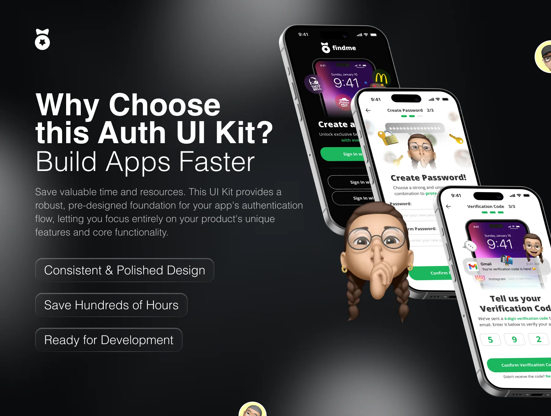 Auth Flow UI Kit 4