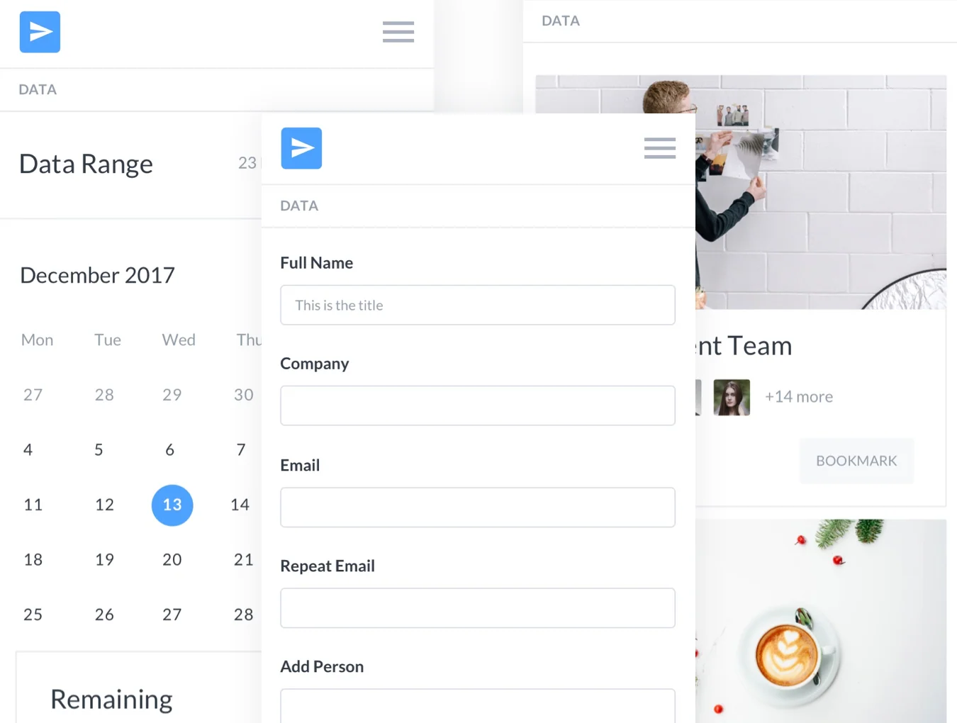 Mobile B2B Finance UI Kit 5