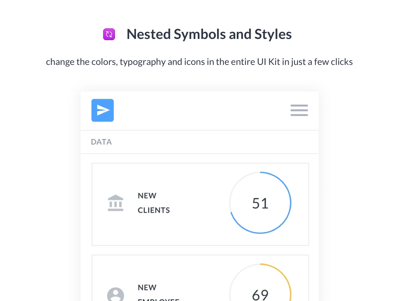 Mobile B2B Finance UI Kit 6