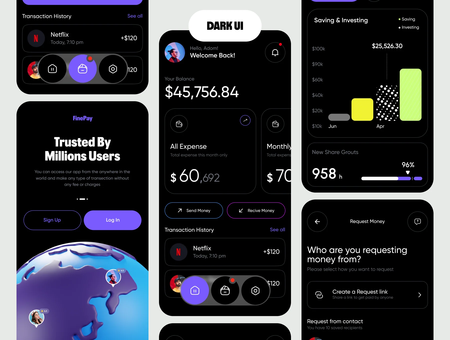 Mobile Banking App - FinePay 6