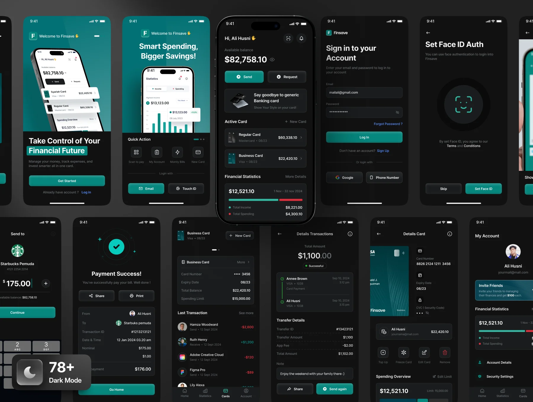 Mobile Banking App UI KIT - Finsave 5