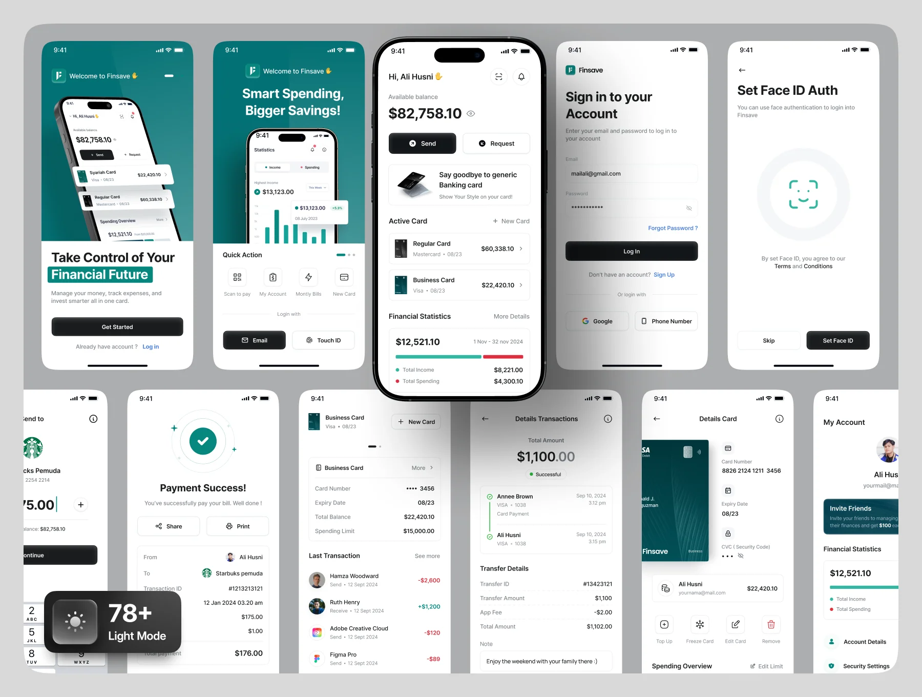 Mobile Banking App UI KIT - Finsave 6