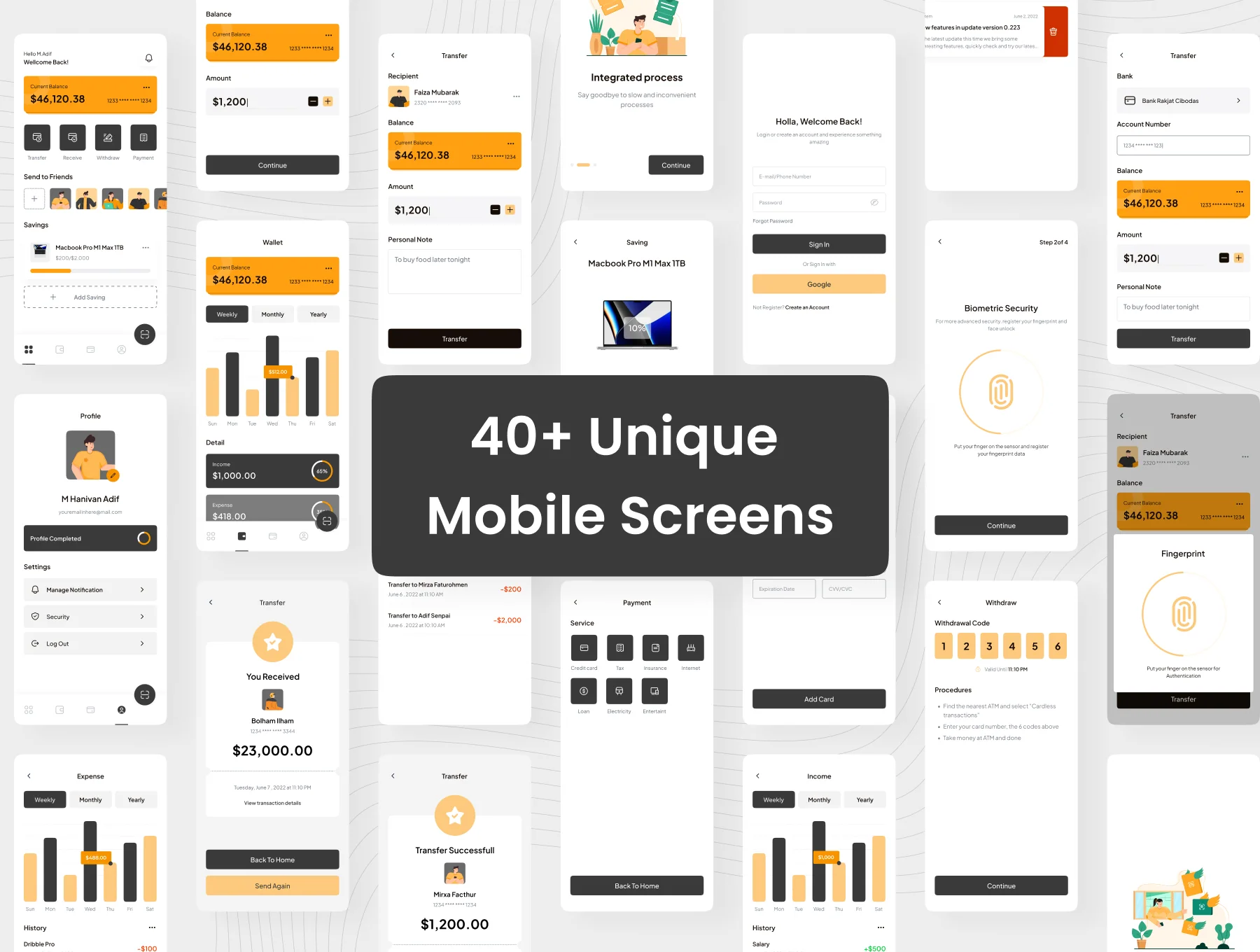 Mobile Banking App UI KIT 3