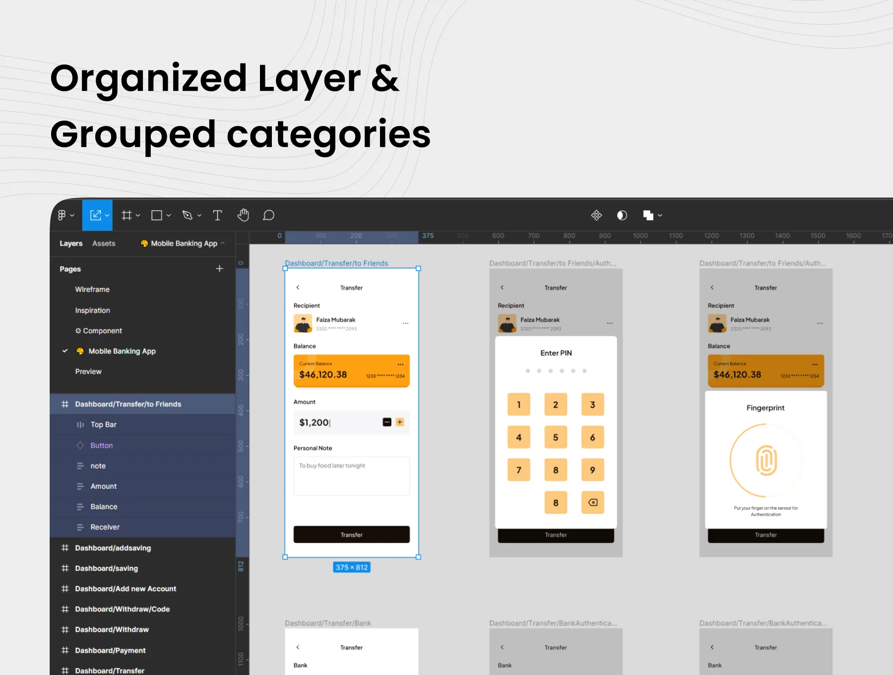 Mobile Banking App UI KIT 6