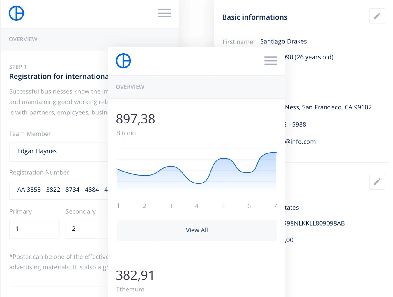 Mobile Crypto Web UI Kit 5