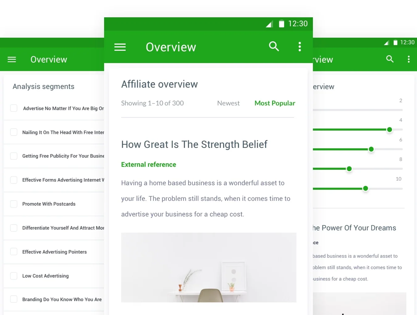 Mobile Material Dashboards UI Kit 3