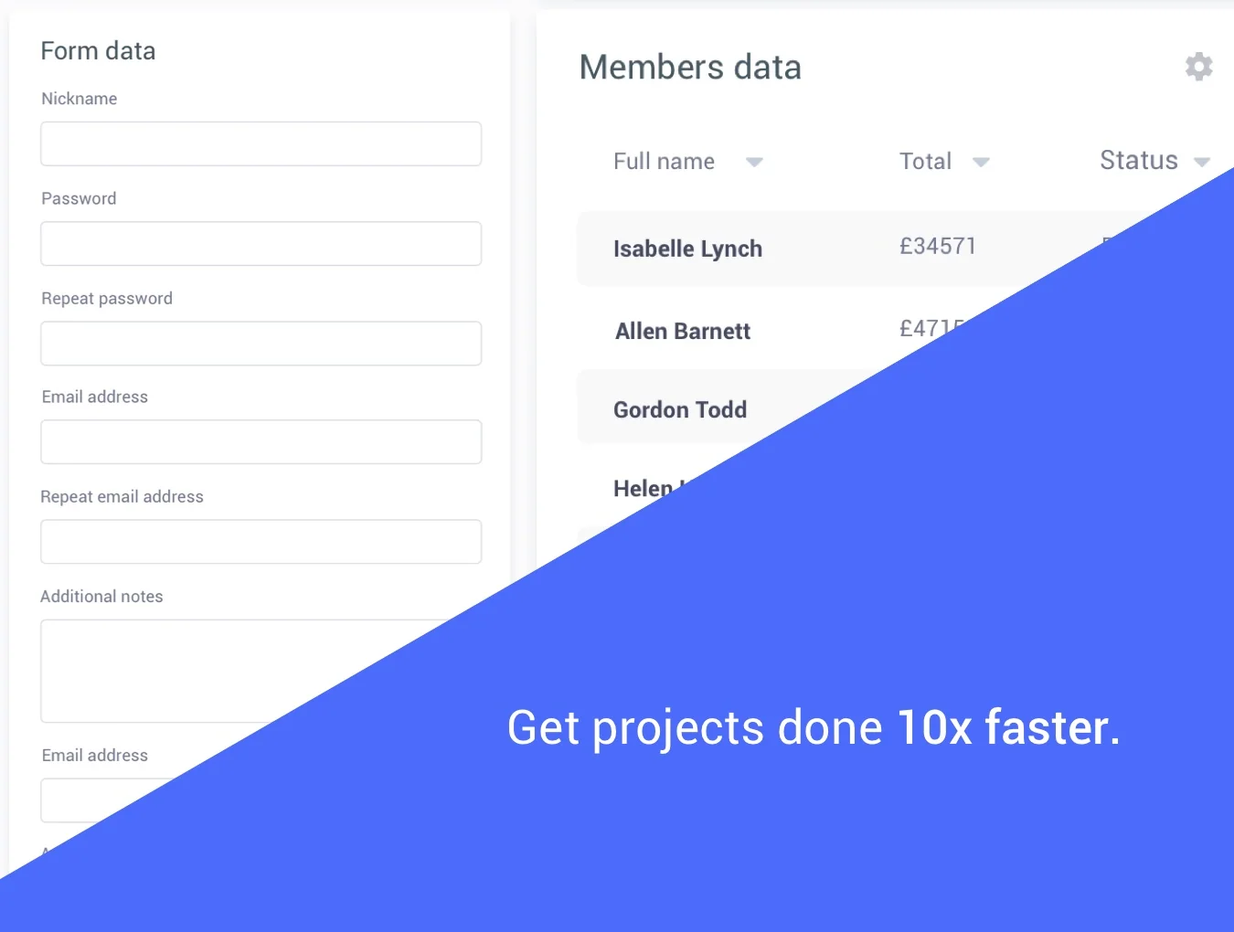 Mobile Material Dashboards UI Kit 7