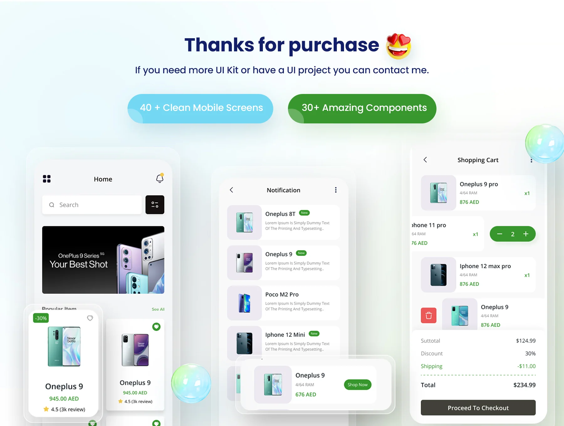 Mobile Shop - Premium Ecommerce App UI Kit 6
