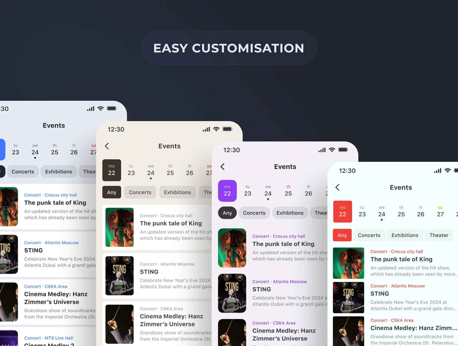 Mobile Ui kit NANO DS 3