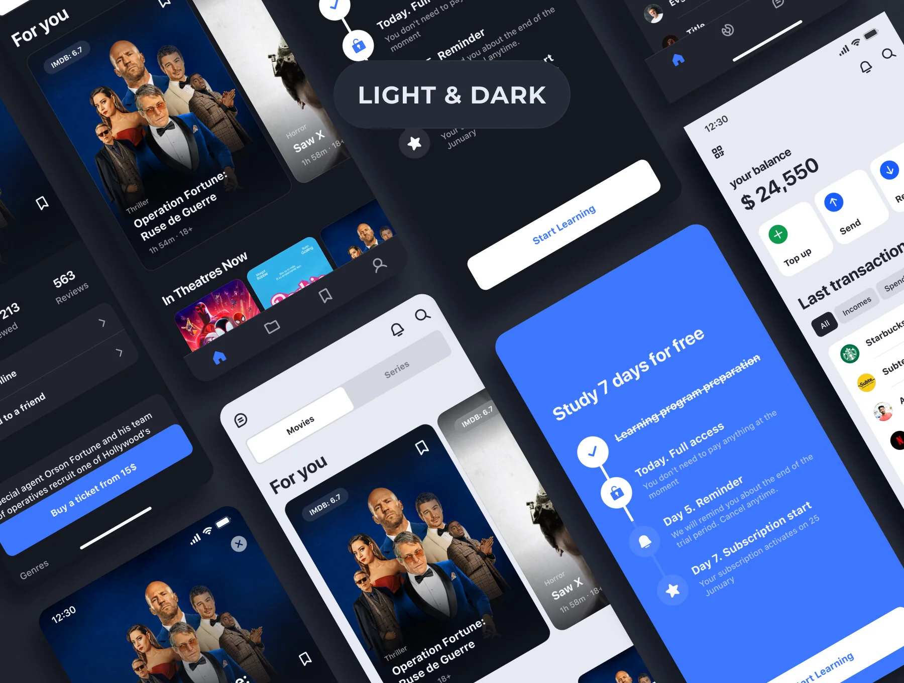 Mobile Ui kit NANO DS 5
