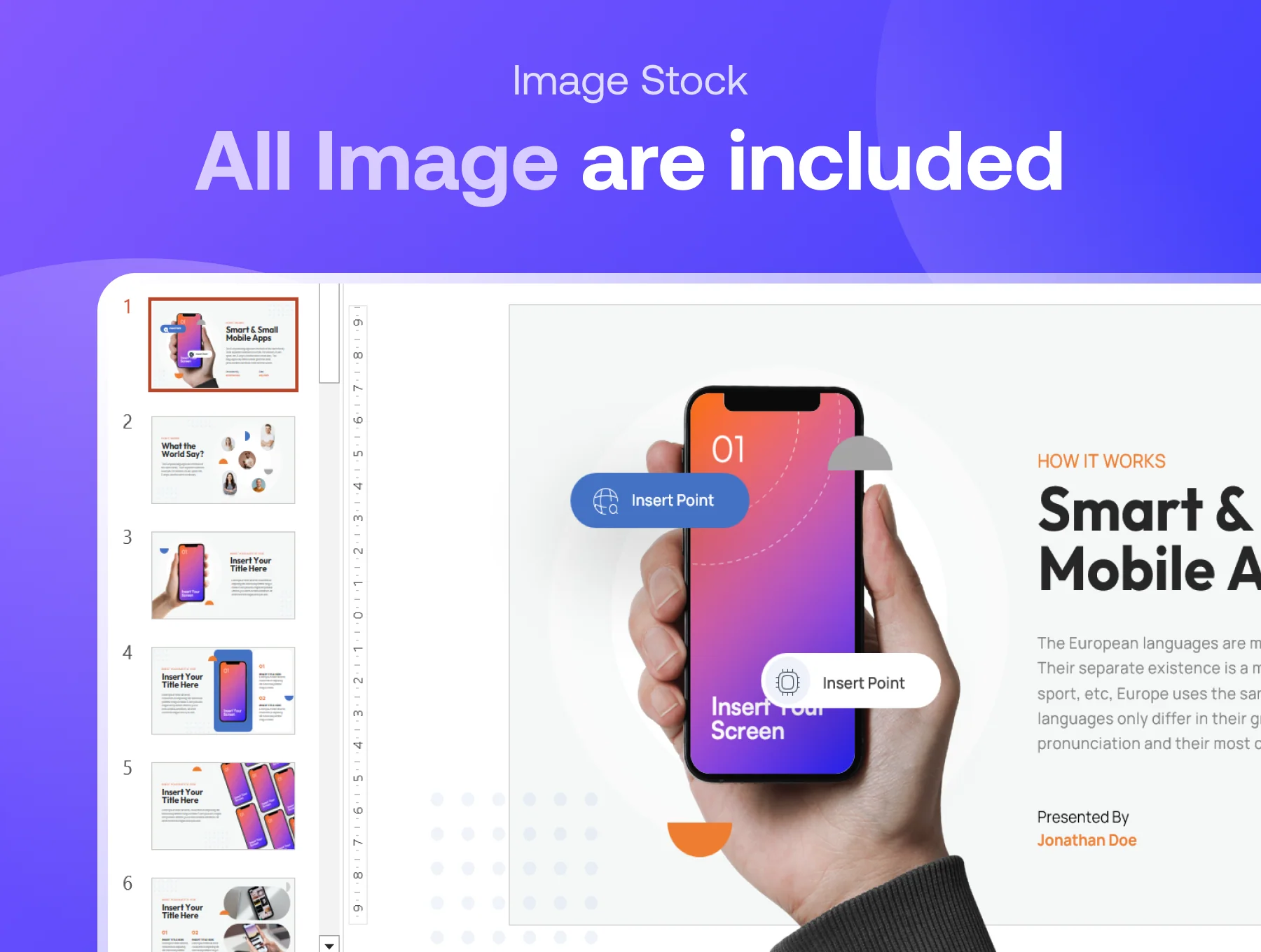 Moby - Mobile App PowerPoint Presentation Template 5