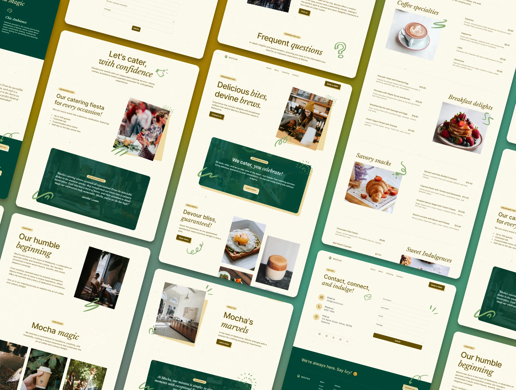 Mocha — Cafe & Restaurant Framer Template 2