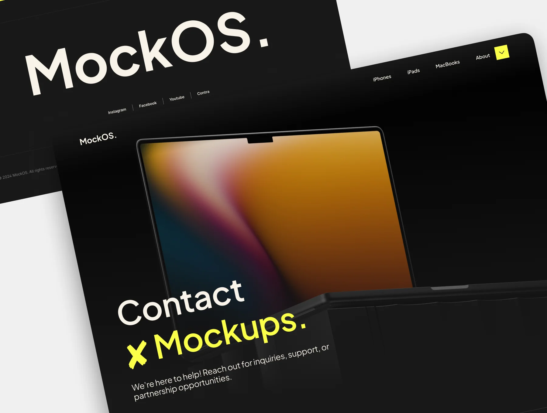 MockOS - Digital Store UI Template 5