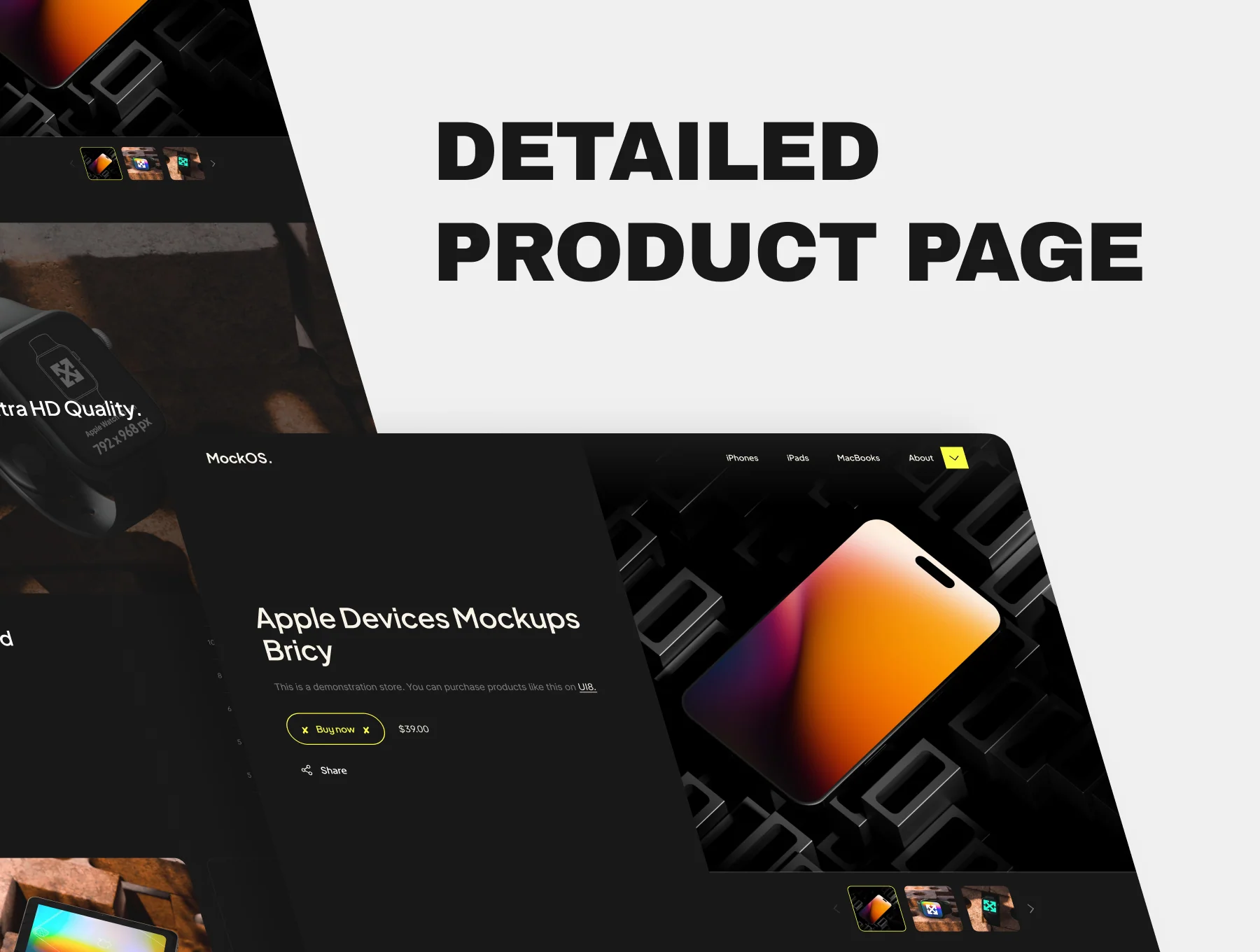 MockOS - Digital Store UI Template 6