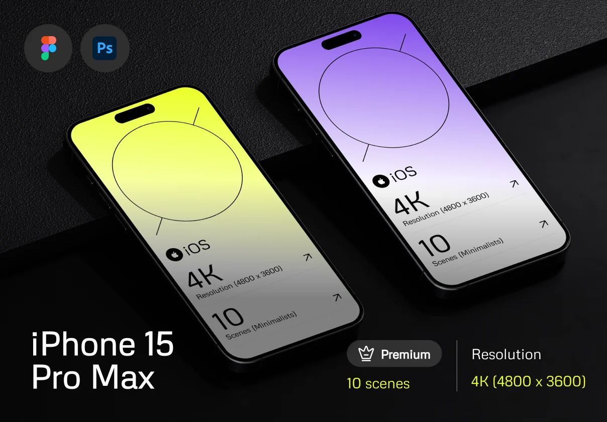 Mockup iPhone 15 Pro Max