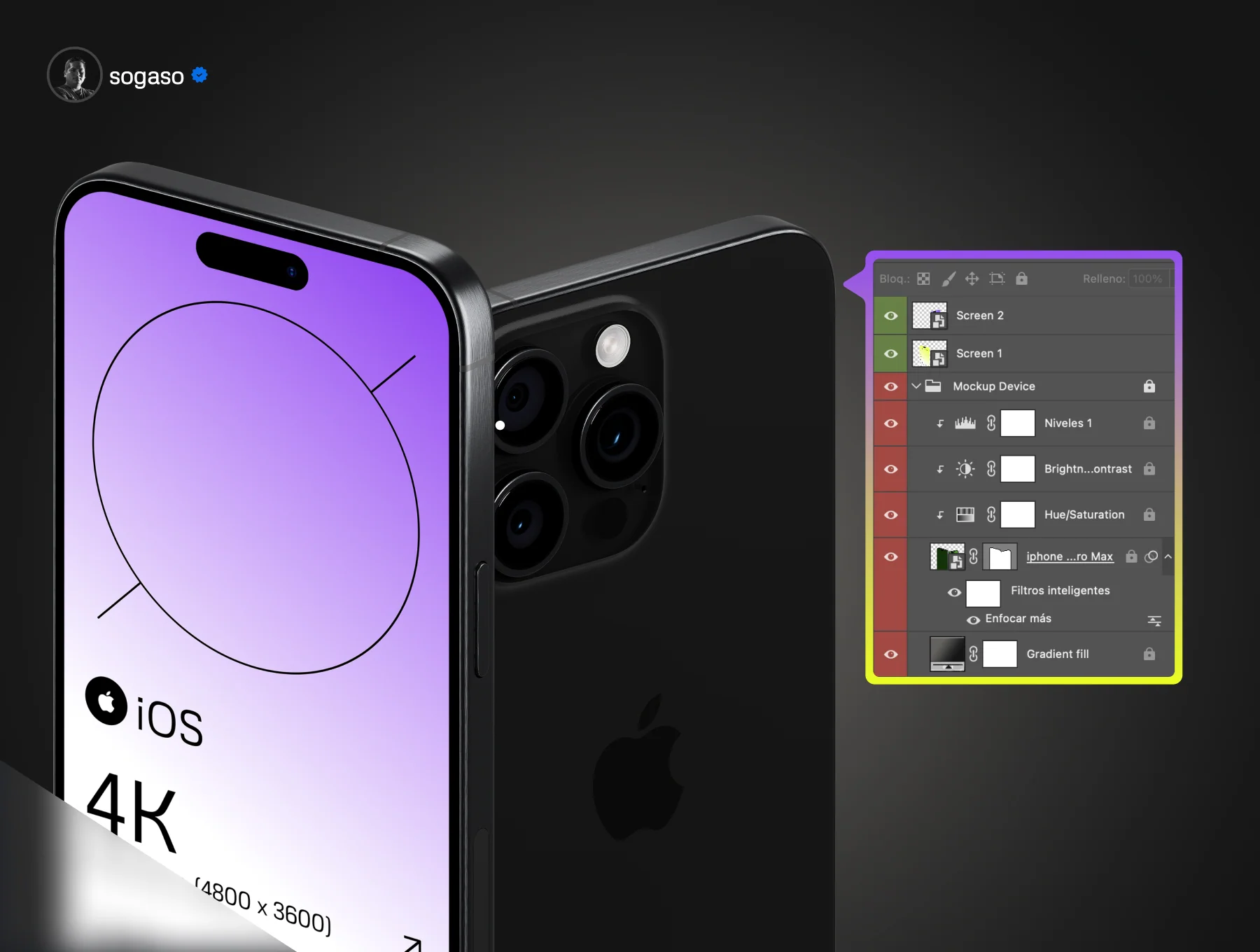 Mockup iPhone 15 Pro Max 3