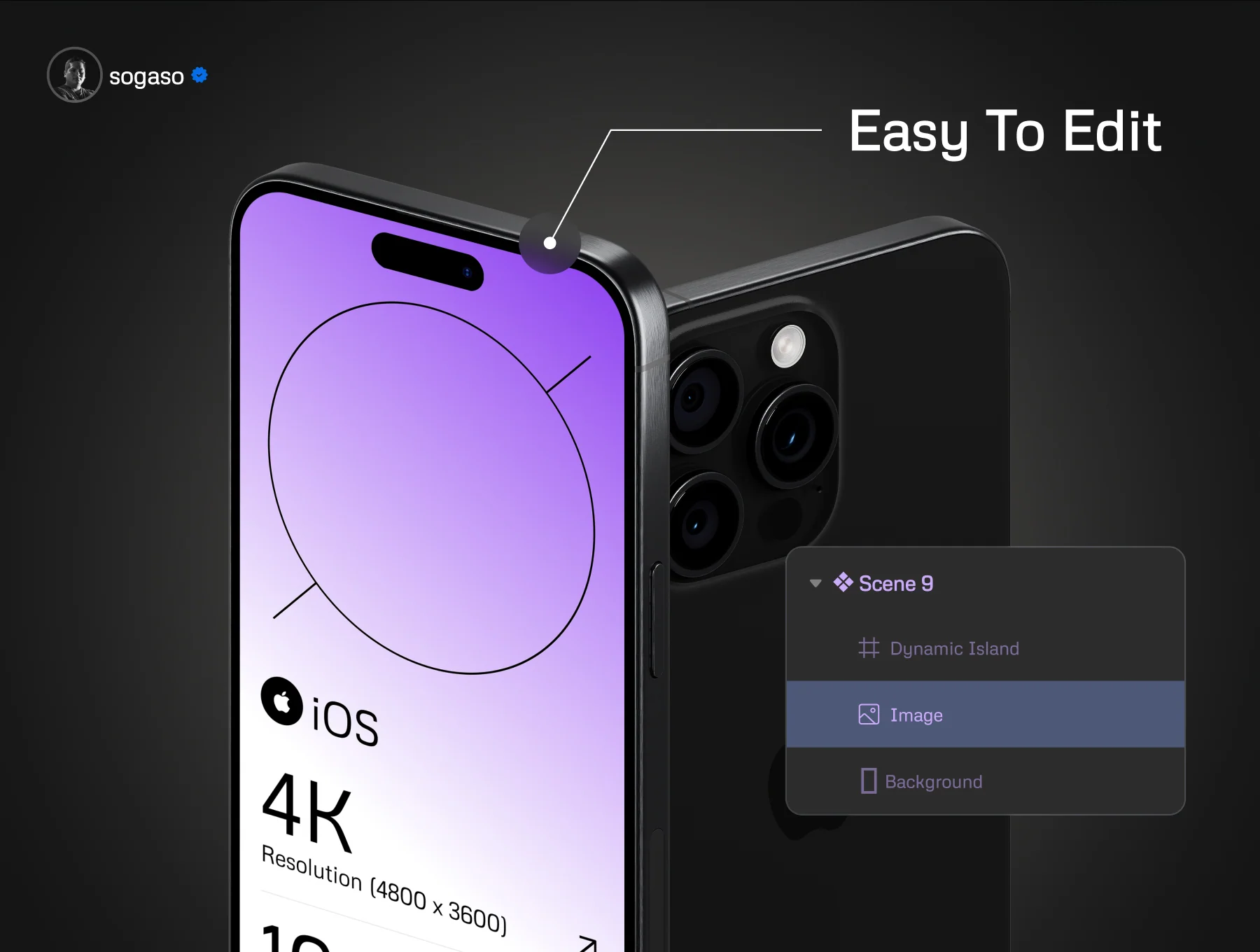 Mockup iPhone 15 Pro Max 4