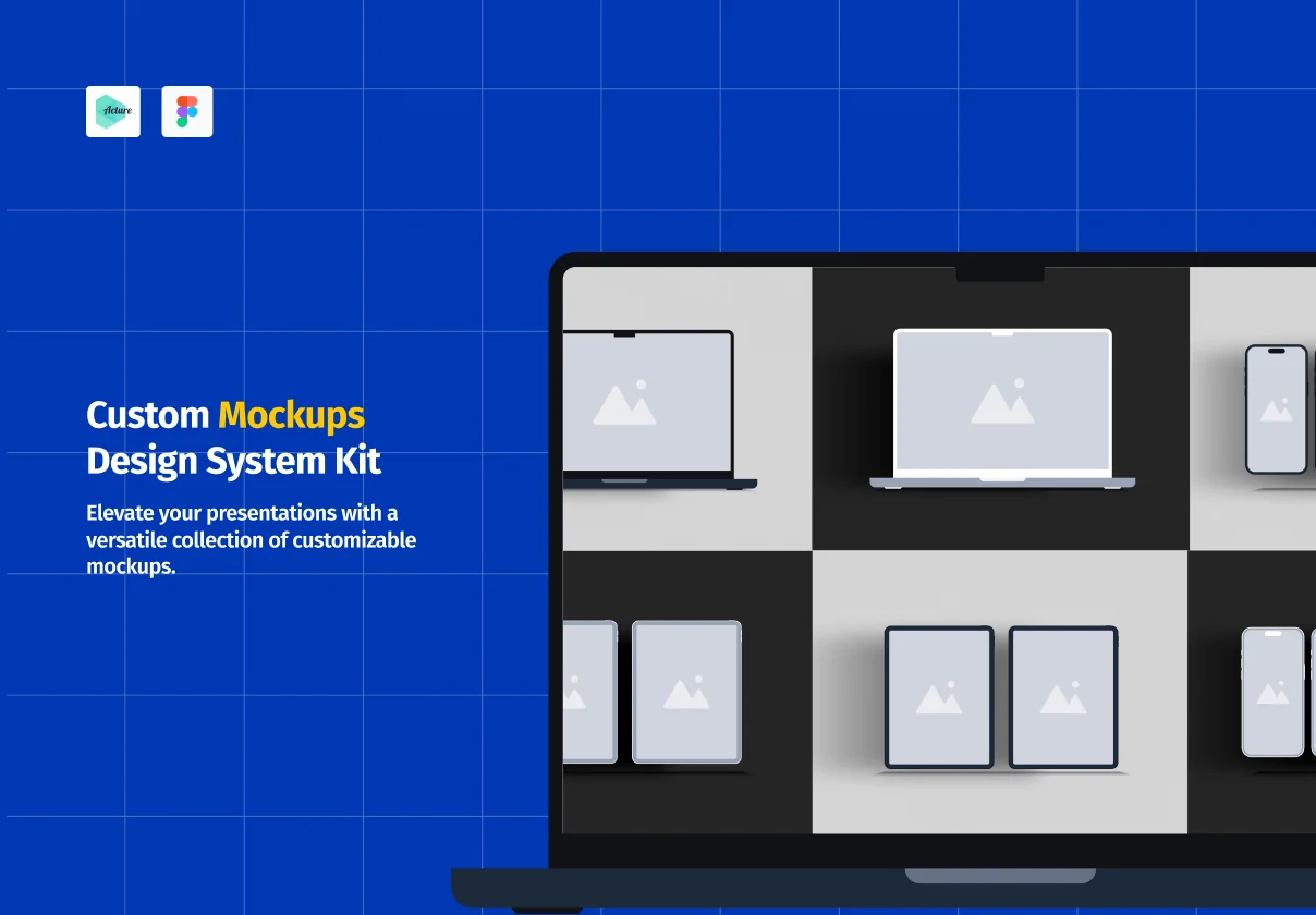 Custom Mockups Design System Kit