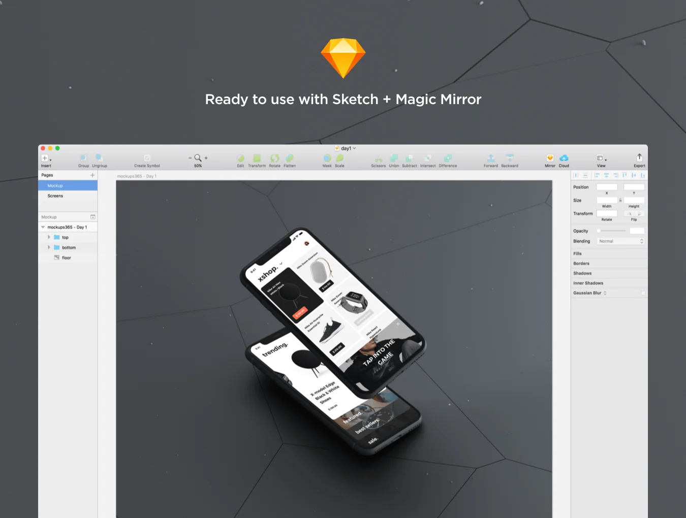 Mockups365: Day 1 3