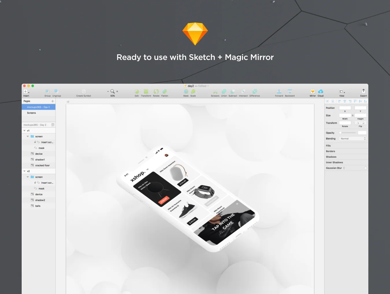 Mockups365: Day 2 3