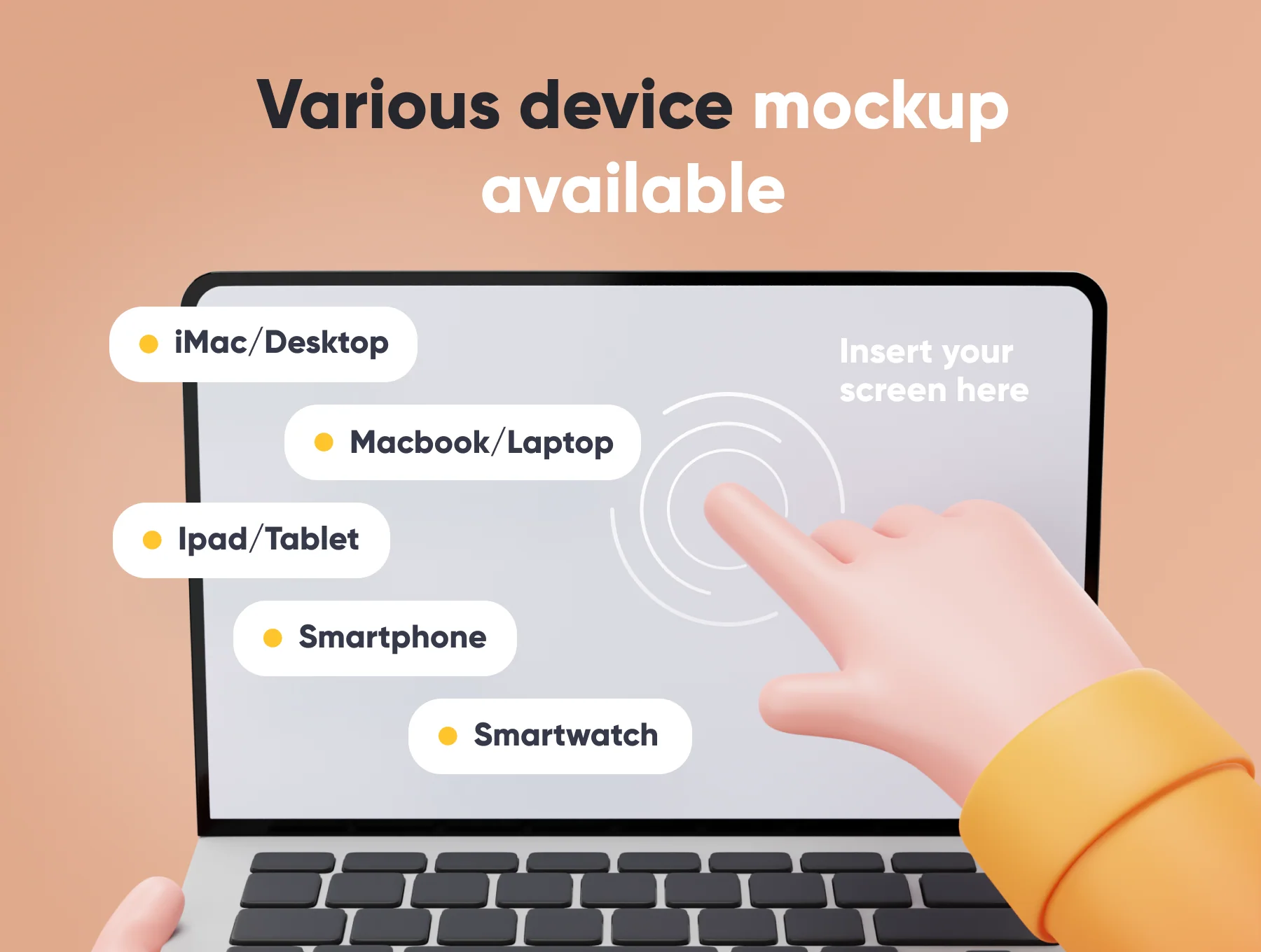 Mockupy - Cute 3D Device Mockup 2