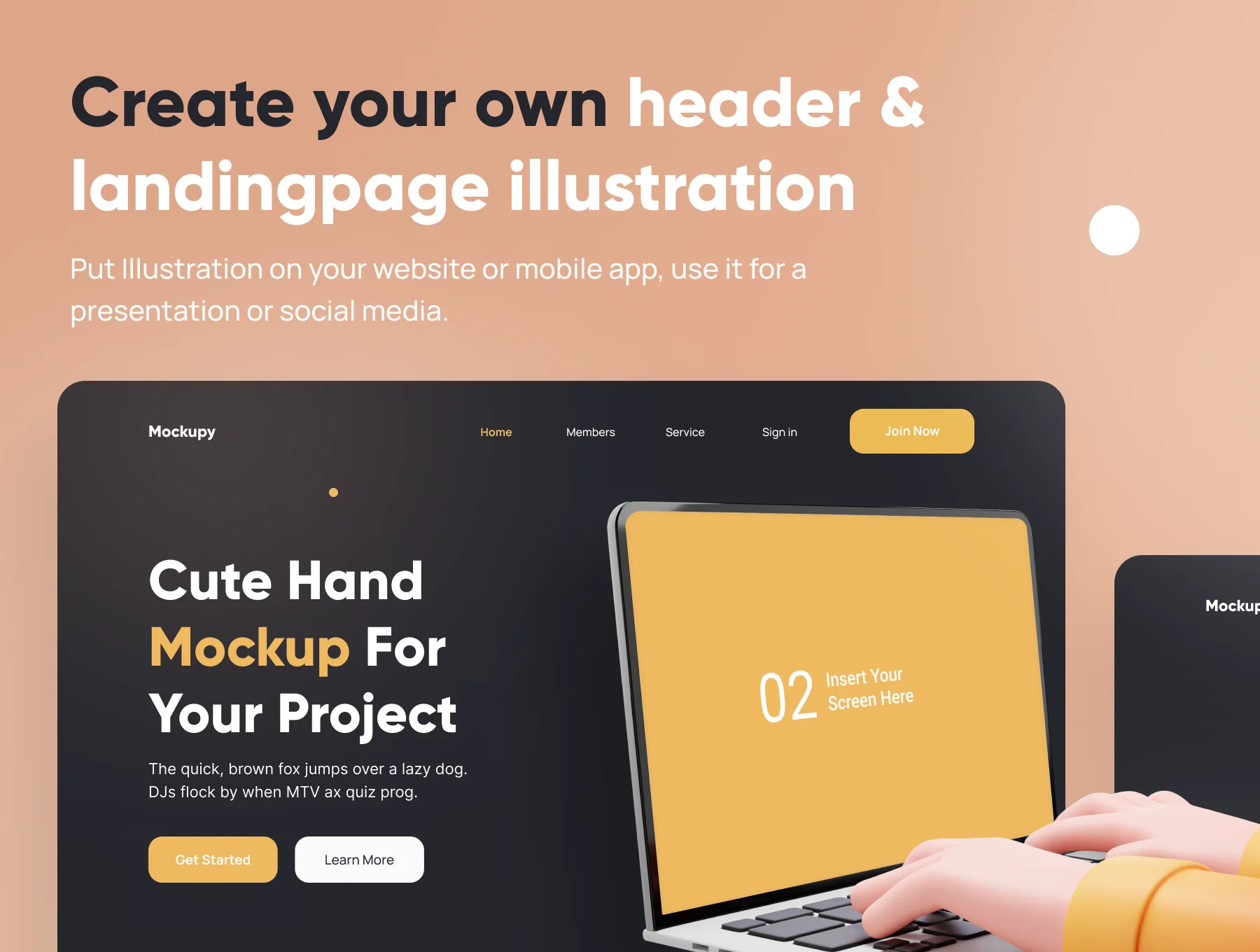 Mockupy - Cute 3D Device Mockup 6