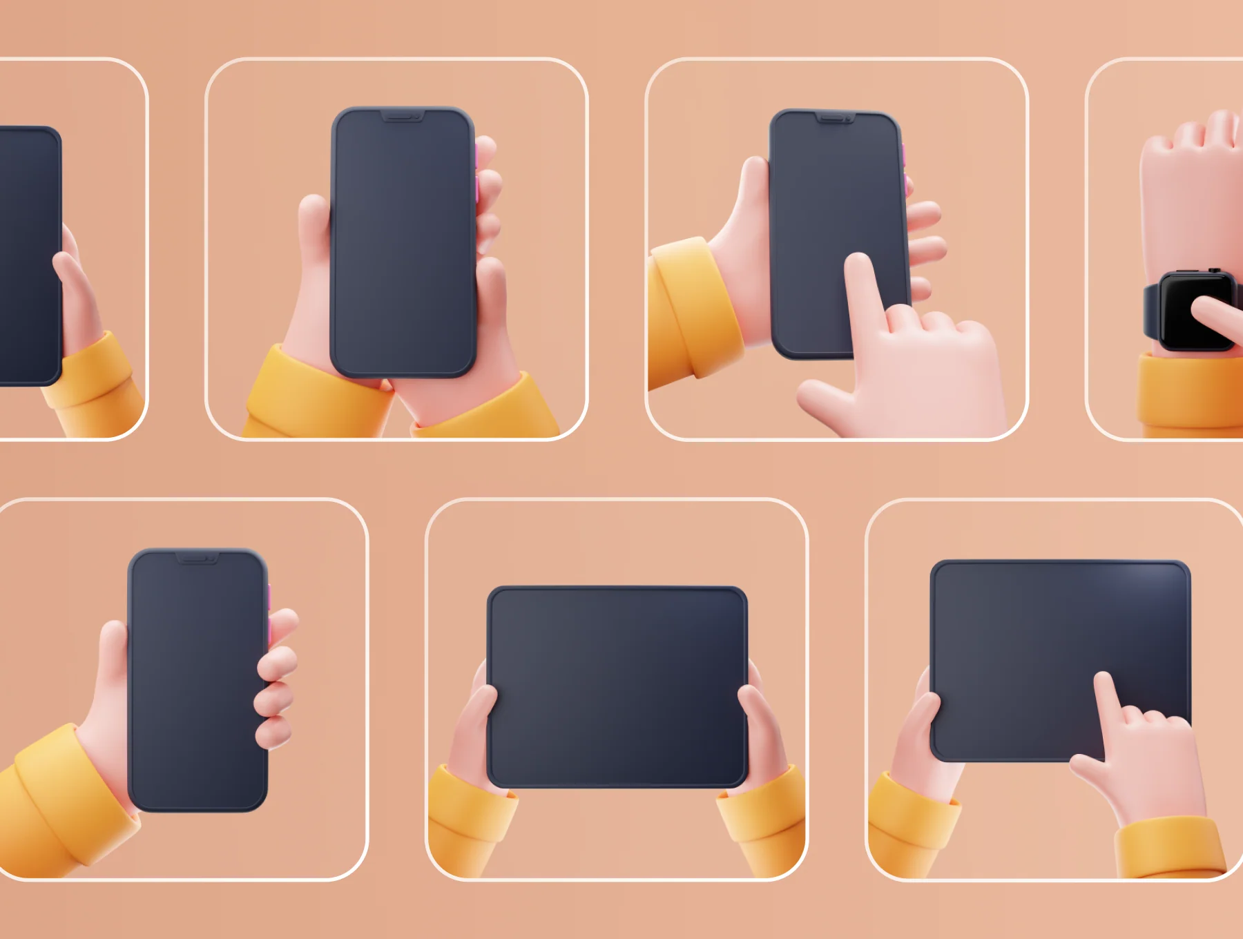 Mockupy - Cute 3D Device Mockup 7