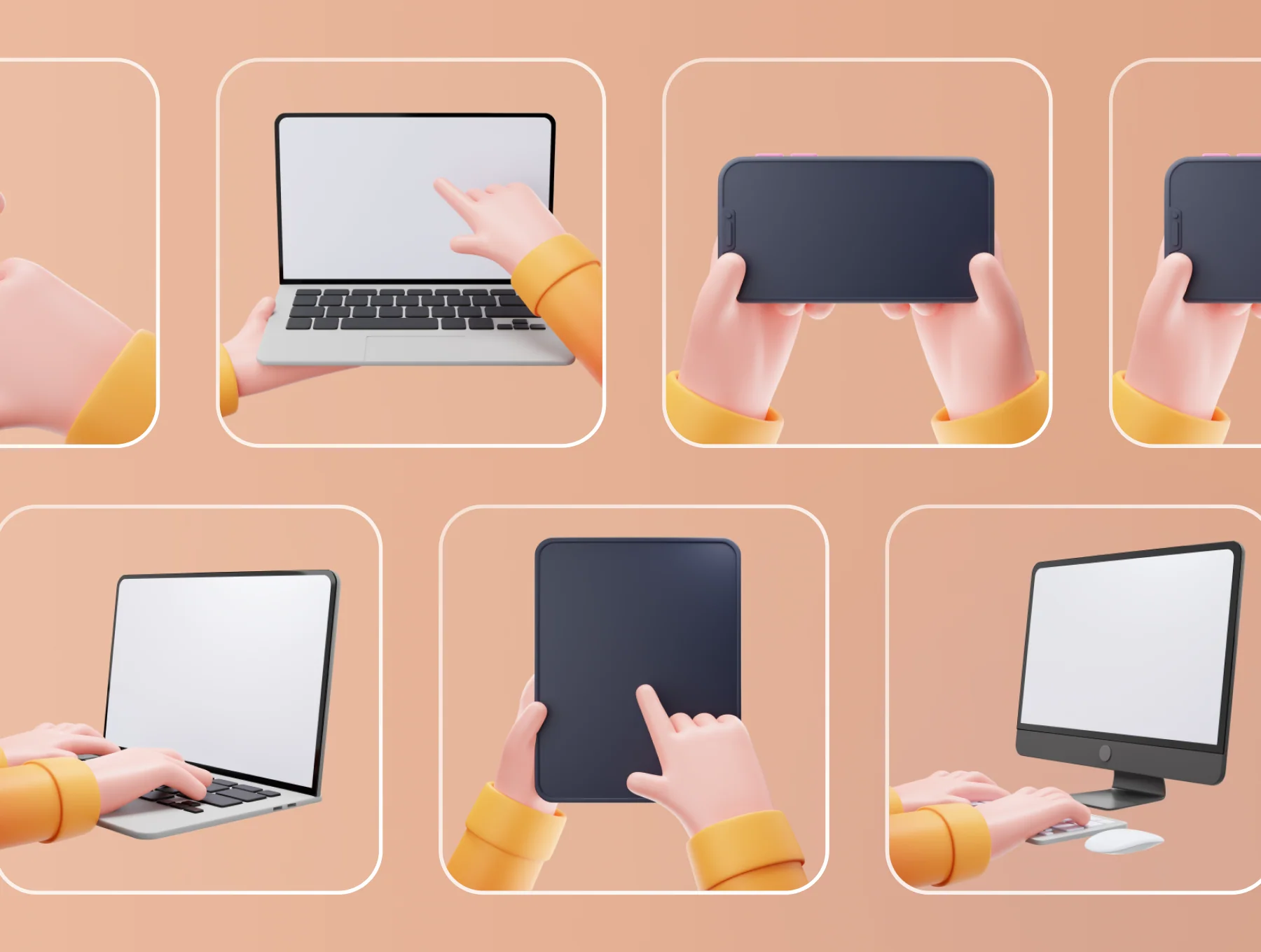 Mockupy - Cute 3D Device Mockup 8