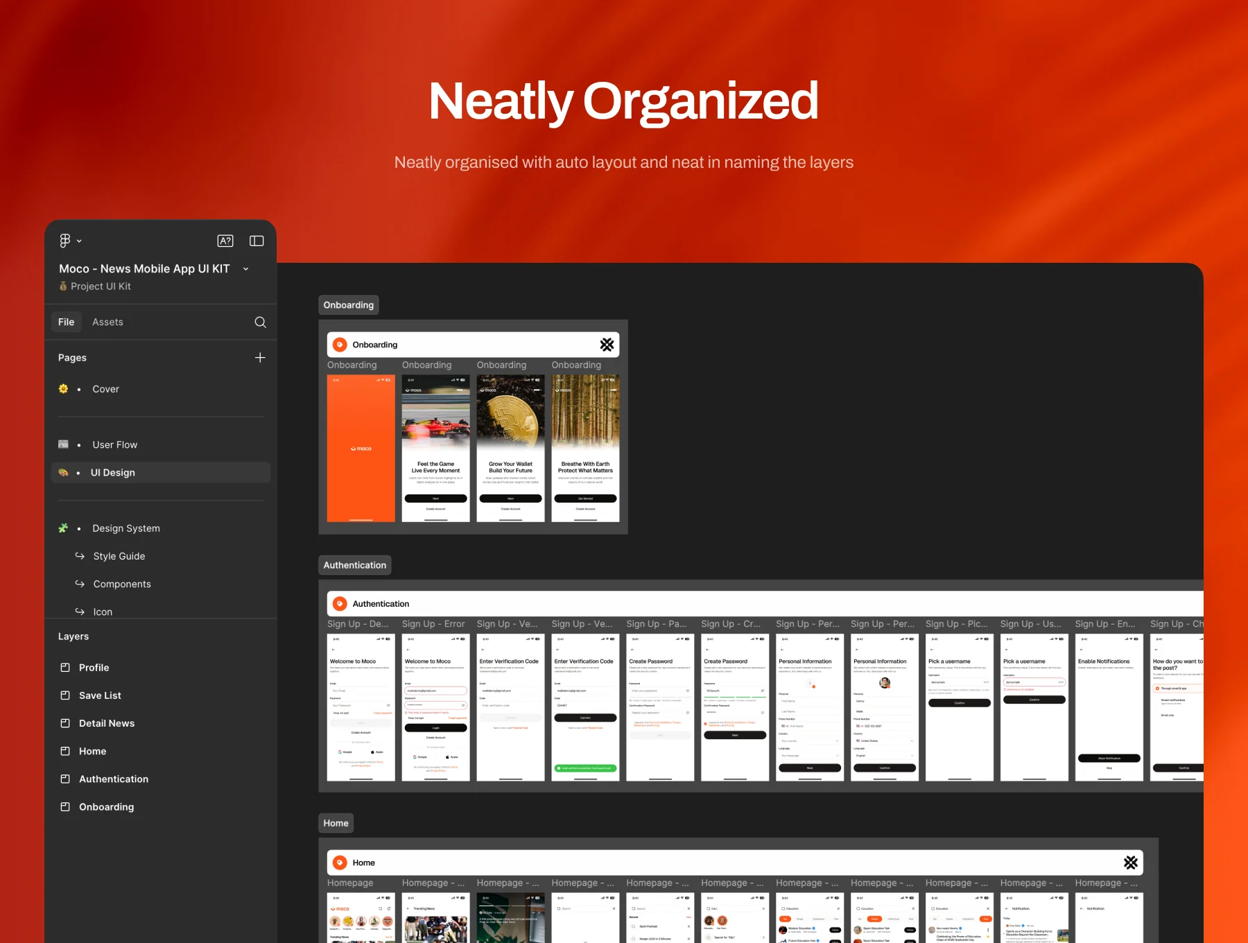 Moco - News App UI Kit 4