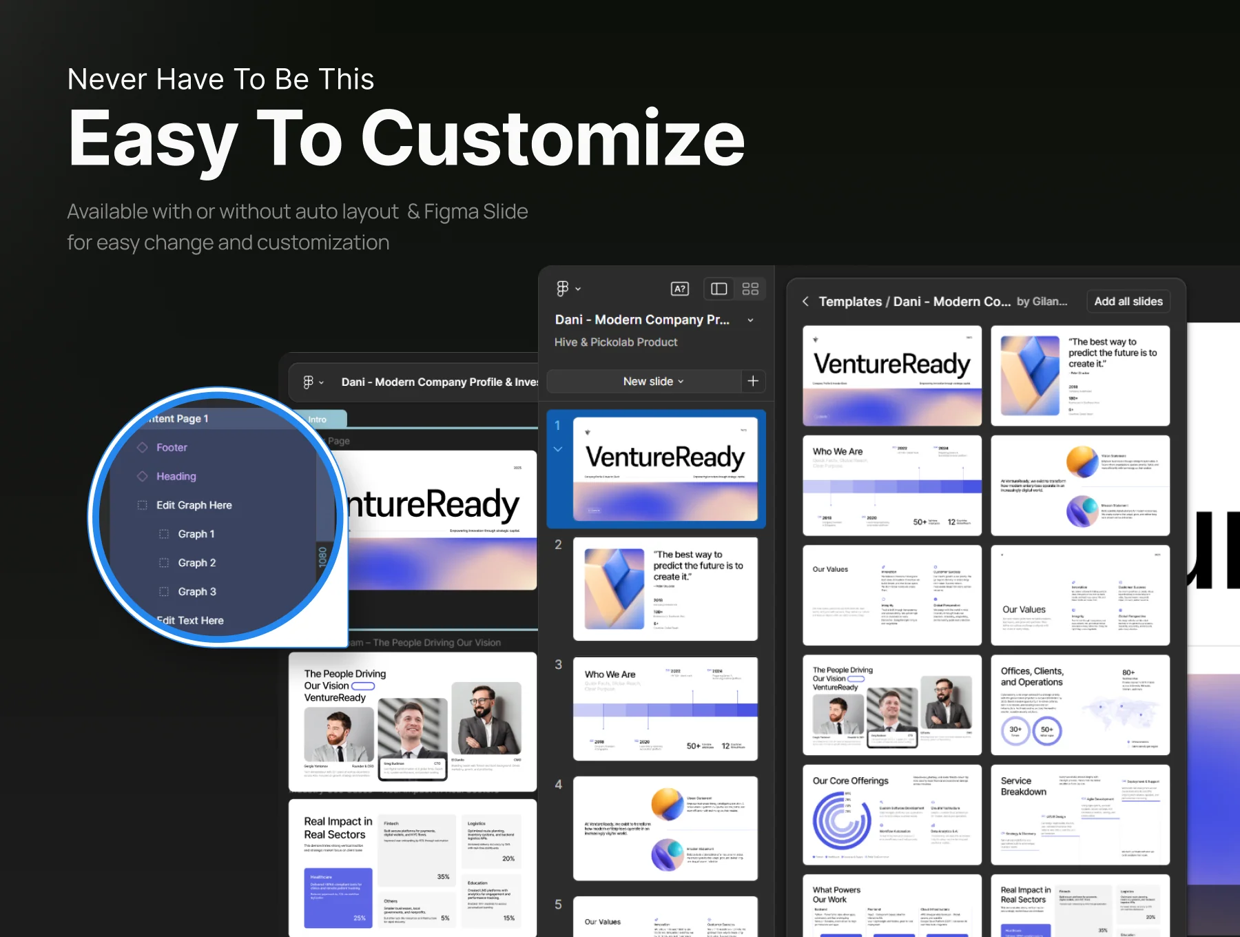 Modern Company Profile and Investor Pitch Deck - VentureReady 4